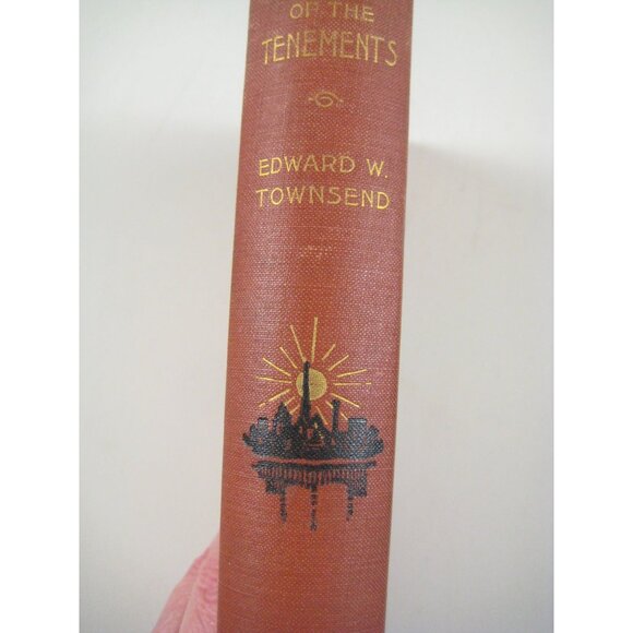 A Daughter Of The Tenements Edward W Townsend 1895 Red Hardcover - Picture 8 of 11